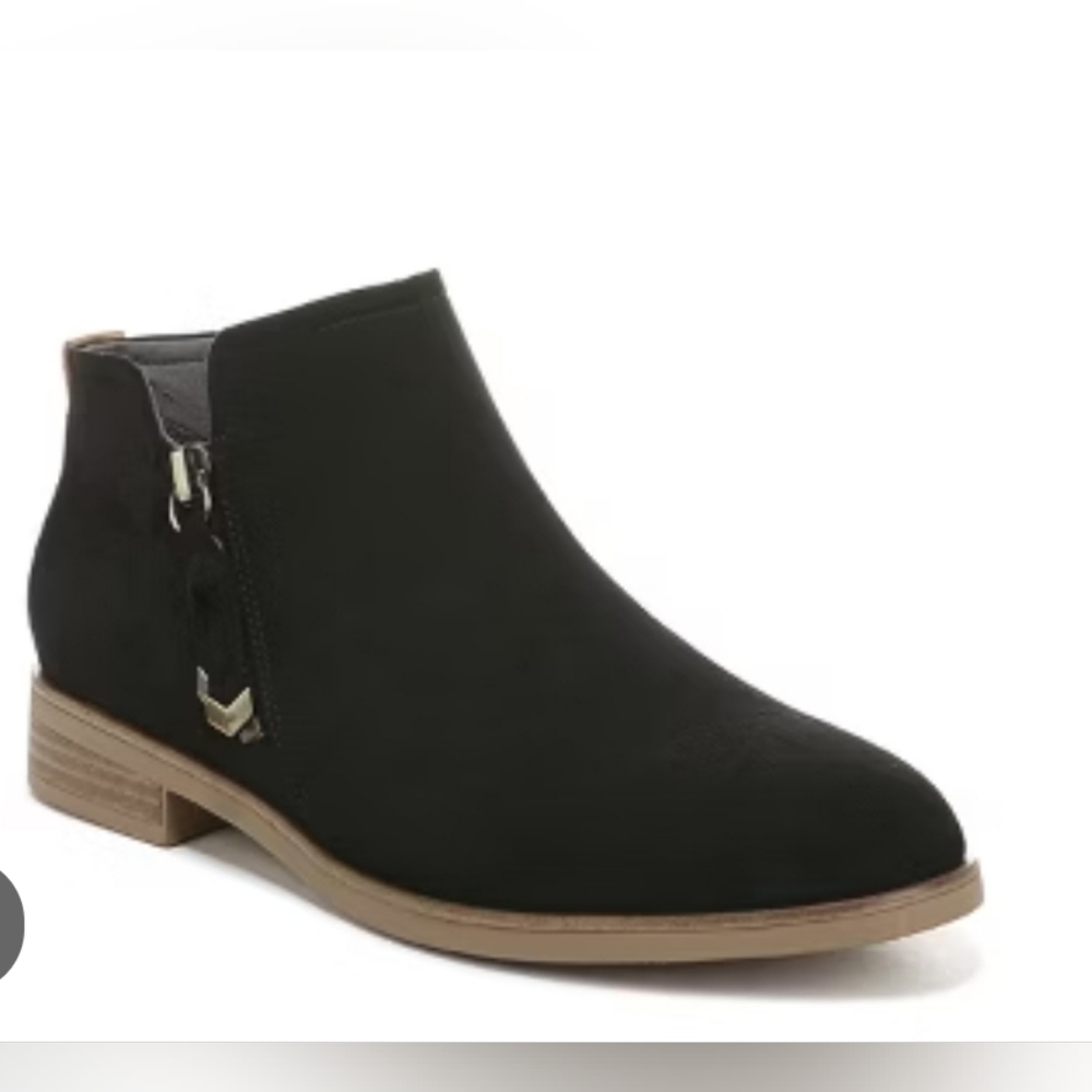 NIB Dr. Scholl's Shoes Women's Astir Booties Ankle Boot Black Size 8.5M